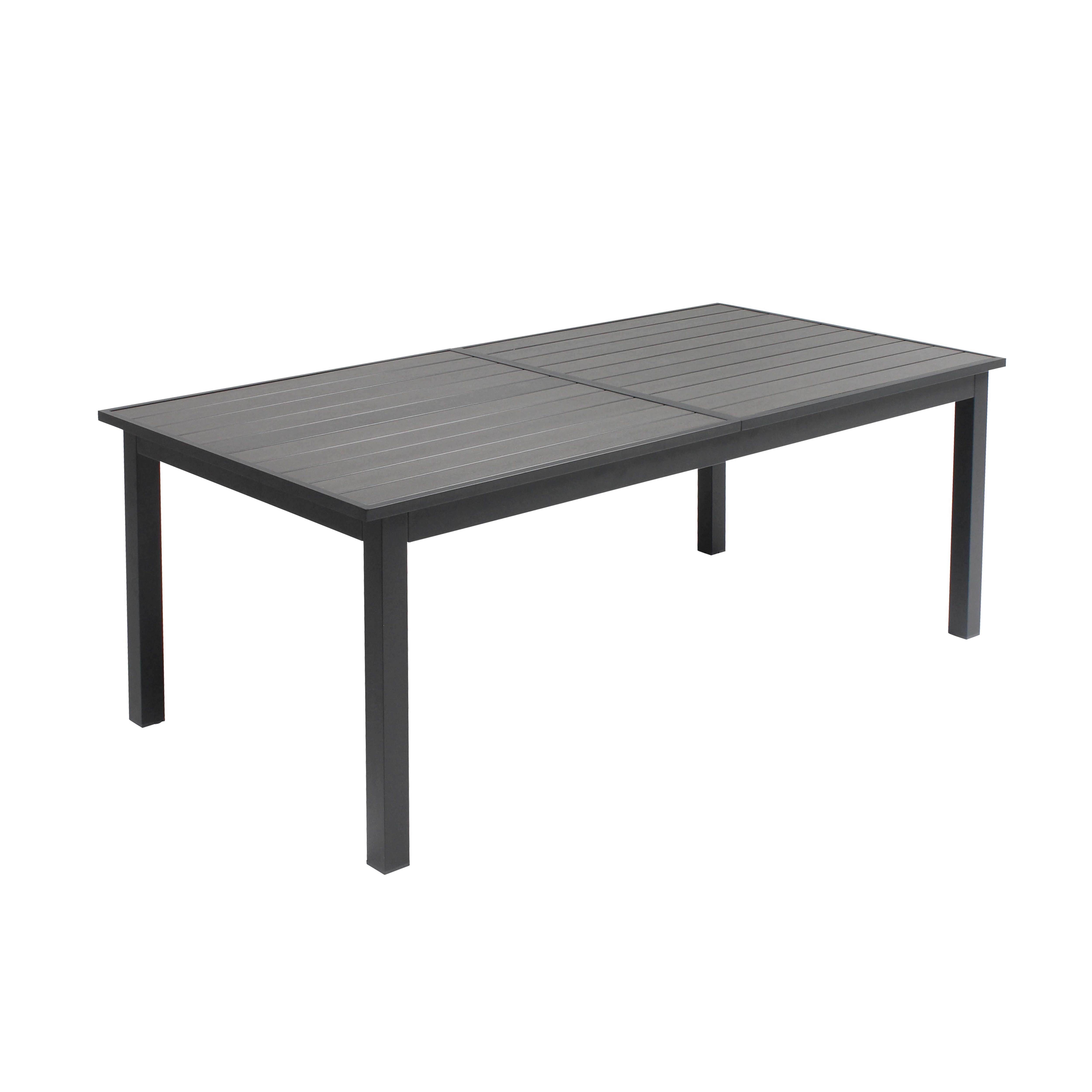 Oviala - Ensemble table de jardin extensible et 10 assises aluminium Nice - Oviala - Image 4