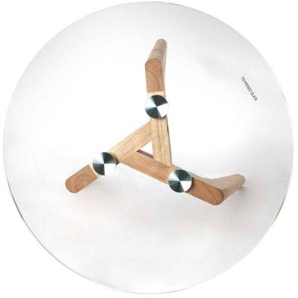 The Home Deco Factory - Tables gigognes en verre trempé (Lot de 2) The Home Deco Factory - Image 4