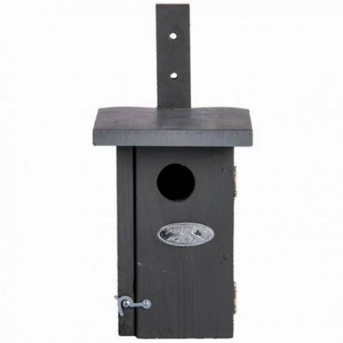 Esschert Design - Nichoir en bois pour roitelet - toit en zinc - Gris - Image 2
