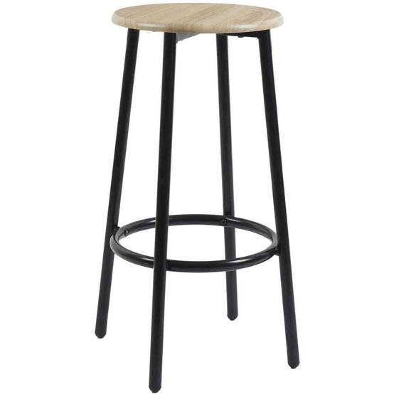 The Home Deco Factory - Ensemble table mange debout avec 2 tabourets Loka - Image 4