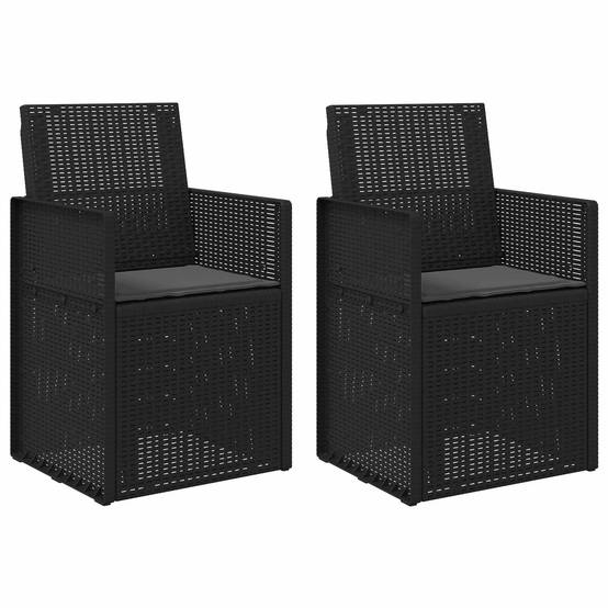 PANGIVO - Chaises de jardin polypropylène anthracite 53 x 47 x 88.5 cm, Poids:18.2kg - PANGIVO - Image 2