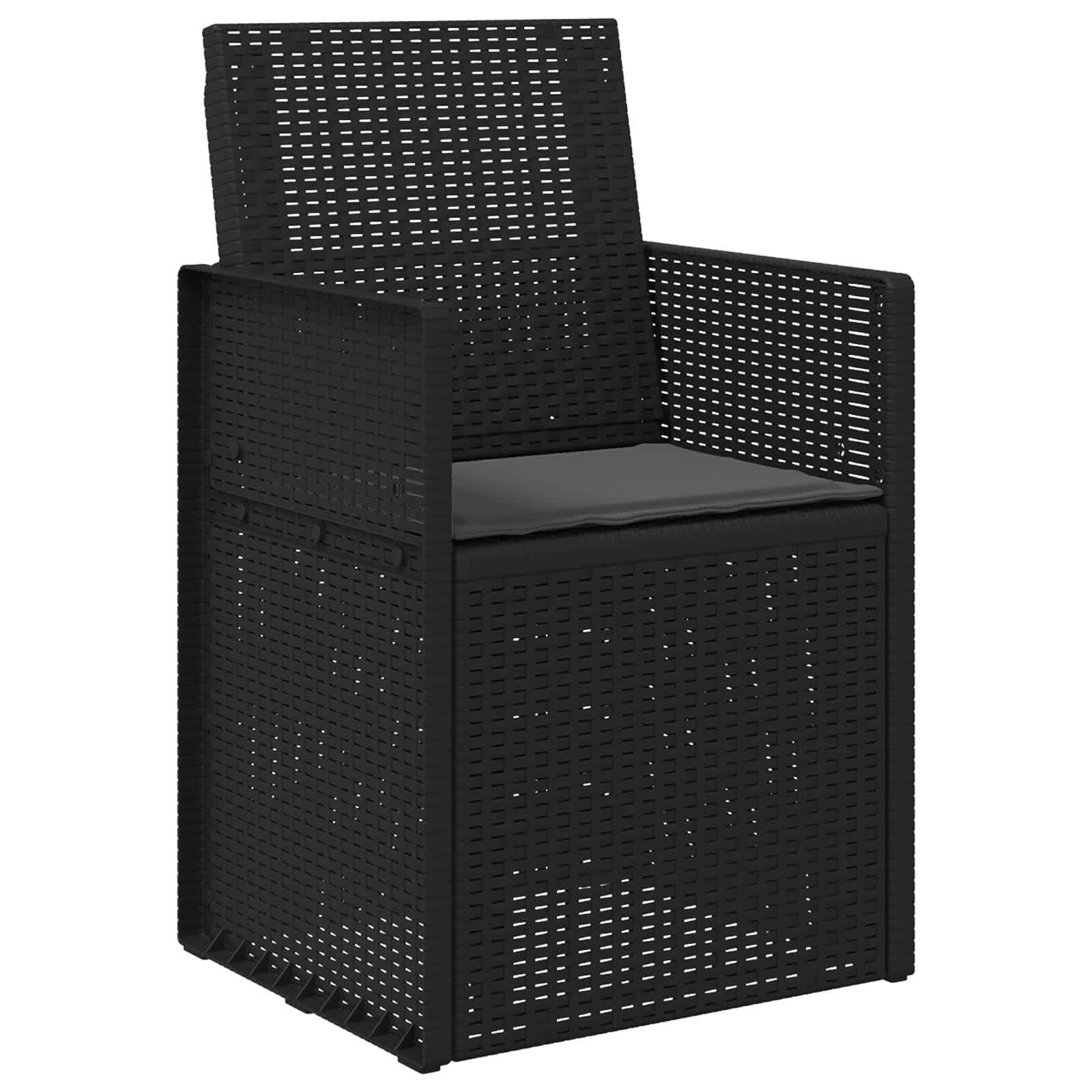 PANGIVO - Chaises de jardin polypropylène anthracite 53 x 47 x 88.5 cm, Poids:18.2kg - PANGIVO - Image 4
