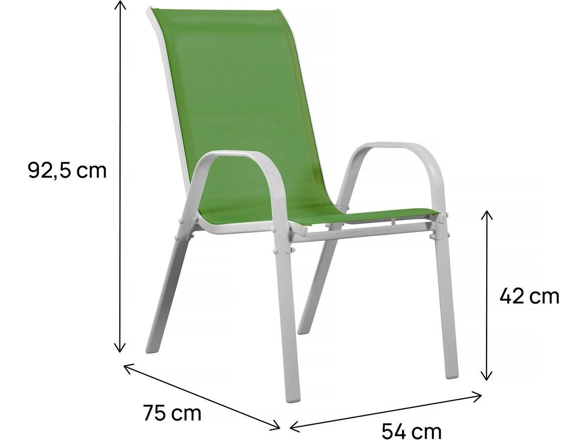 Habitat Et Jardin - Fauteuil Jardin Textilène "cordoba" - Phoenix - Vert - Lot De 2 -habitat Et Jardin - Image 3