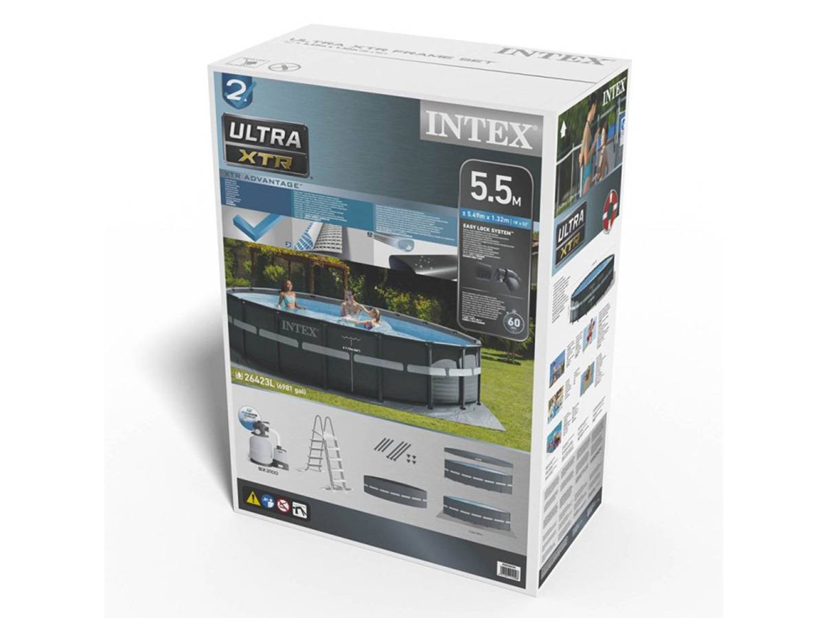 Piscine tubulaire Ultra XTR Frame ronde 5,49 x 1,32 m - Intex - Image 6