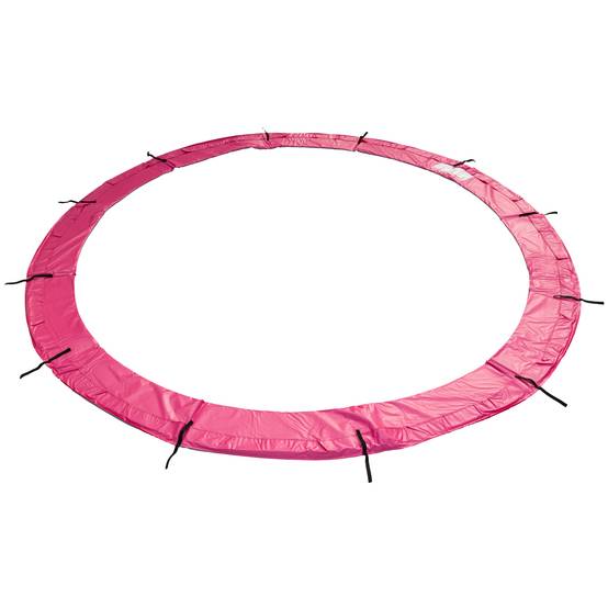 Happy Garden - Matelas de protection réversible pour trampoline Ø370cm PERTH - gris/rose - HAPPY GARDEN - Image 3