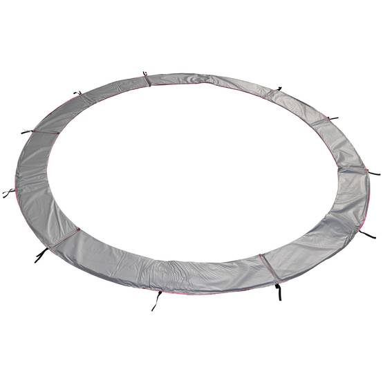 Happy Garden - Matelas de protection réversible pour trampoline Ø370cm PERTH - gris/rose - HAPPY GARDEN - Image 2
