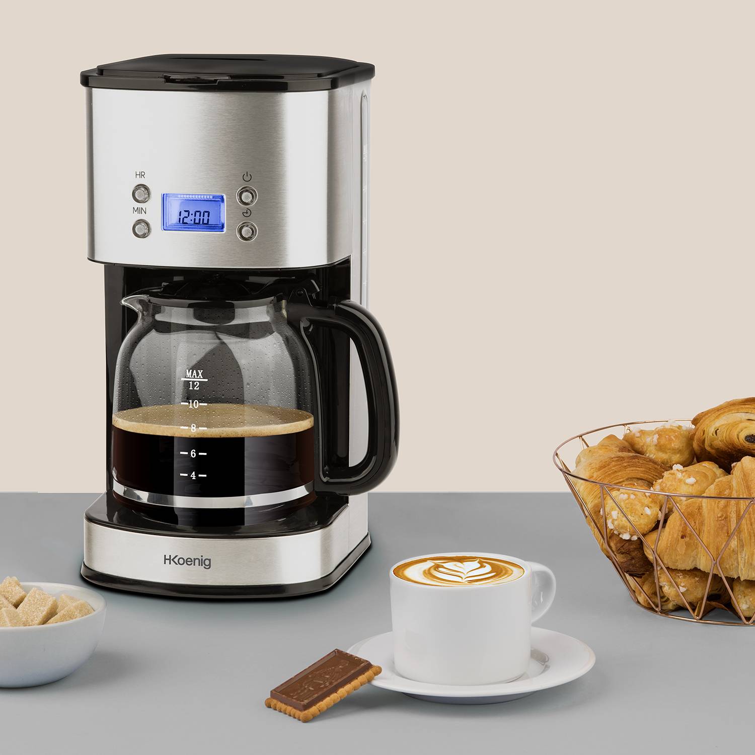 Cafetière programmable - MG30 Silver H.Koenig - Image 5