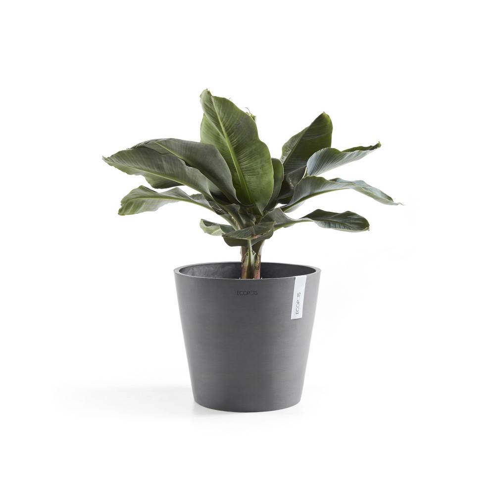 Ecopots - Pot Rond Amsterdam 30 Gris - Ø 30 x H. 26,3 cm - 12,8 L ECOPOTS - Image 3