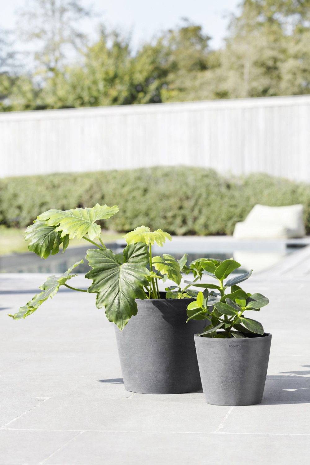 Ecopots - Pot Rond Amsterdam 30 Gris - Ø 30 x H. 26,3 cm - 12,8 L ECOPOTS - Image 4