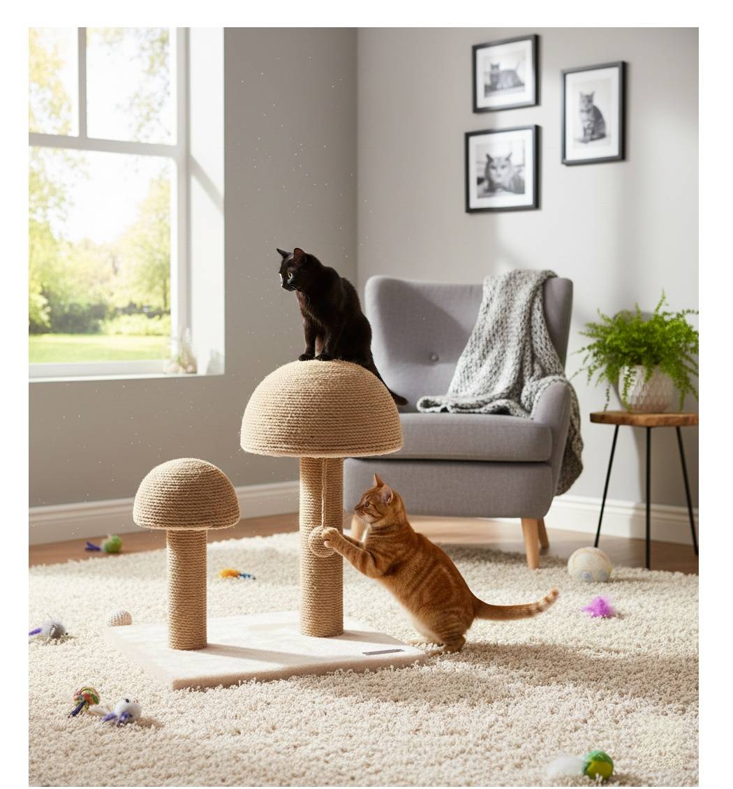 Arbre a griffer pour chat Champignon - Image 3