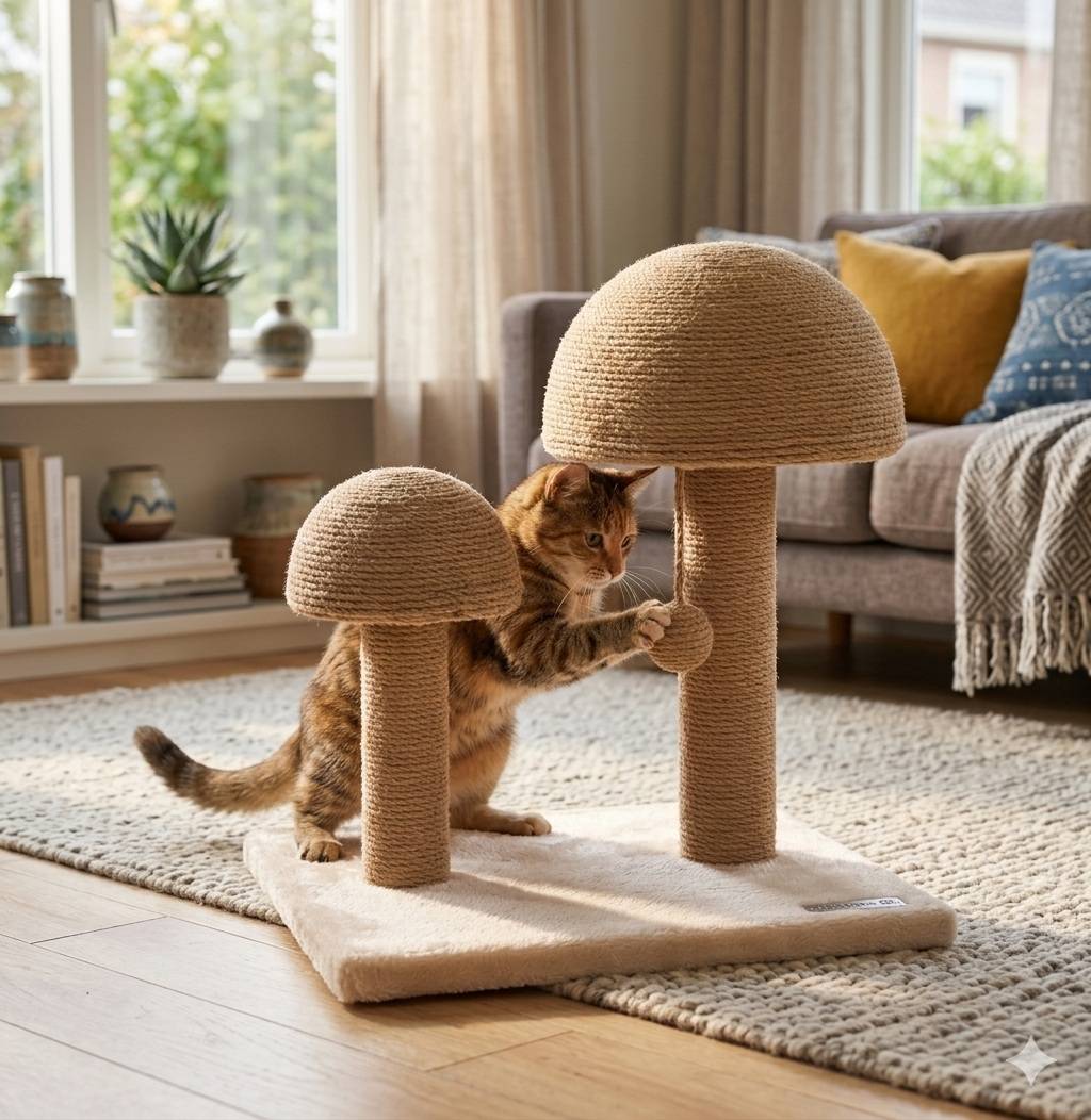 Arbre a griffer pour chat Champignon - Image 2