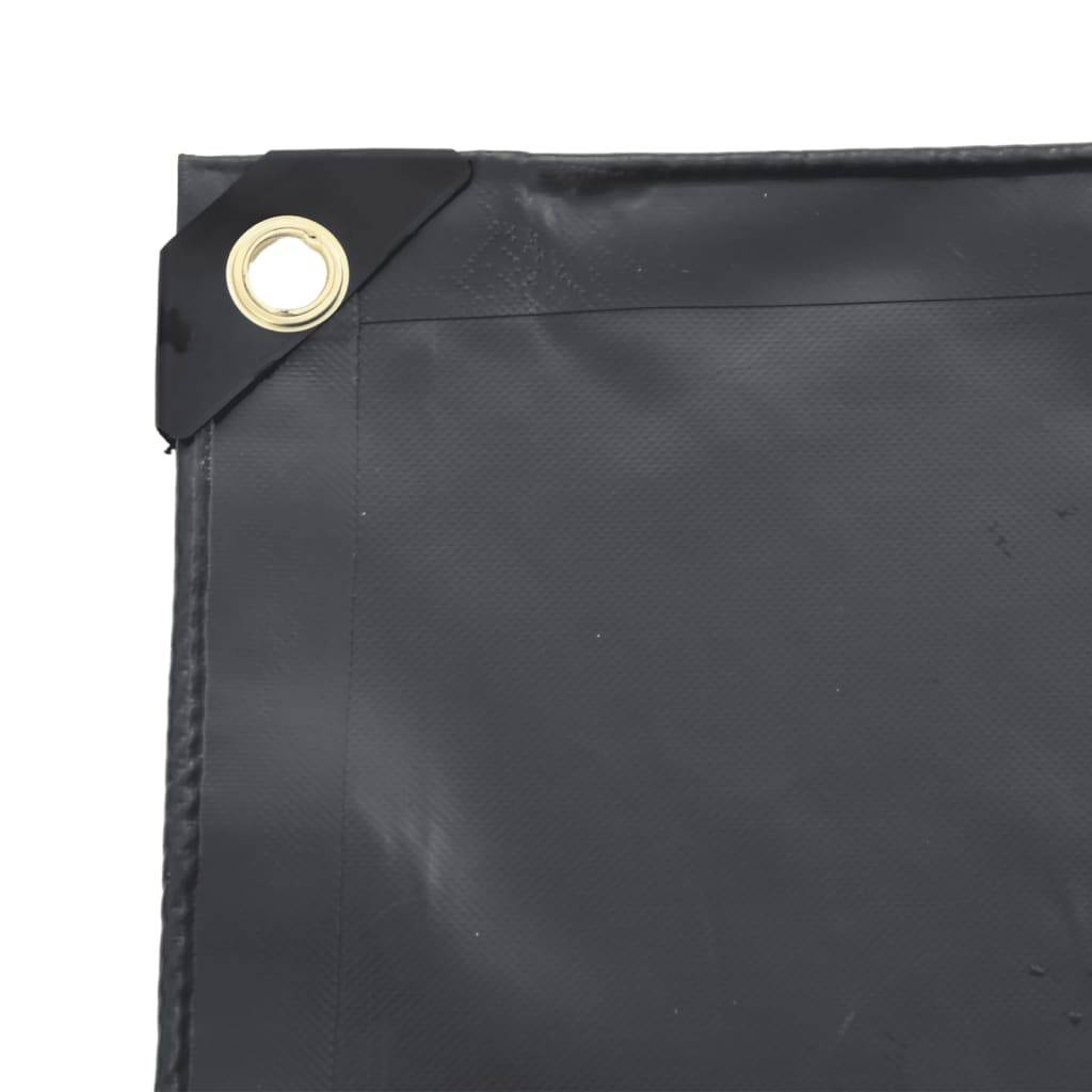 ComfortXL - Bâche Robuste Imperméable 650g/m² pour Couverture de Remorque Longue et Clôture Anthracite 1,5x10 m – ComfortXL Outdoor Living - Image 6