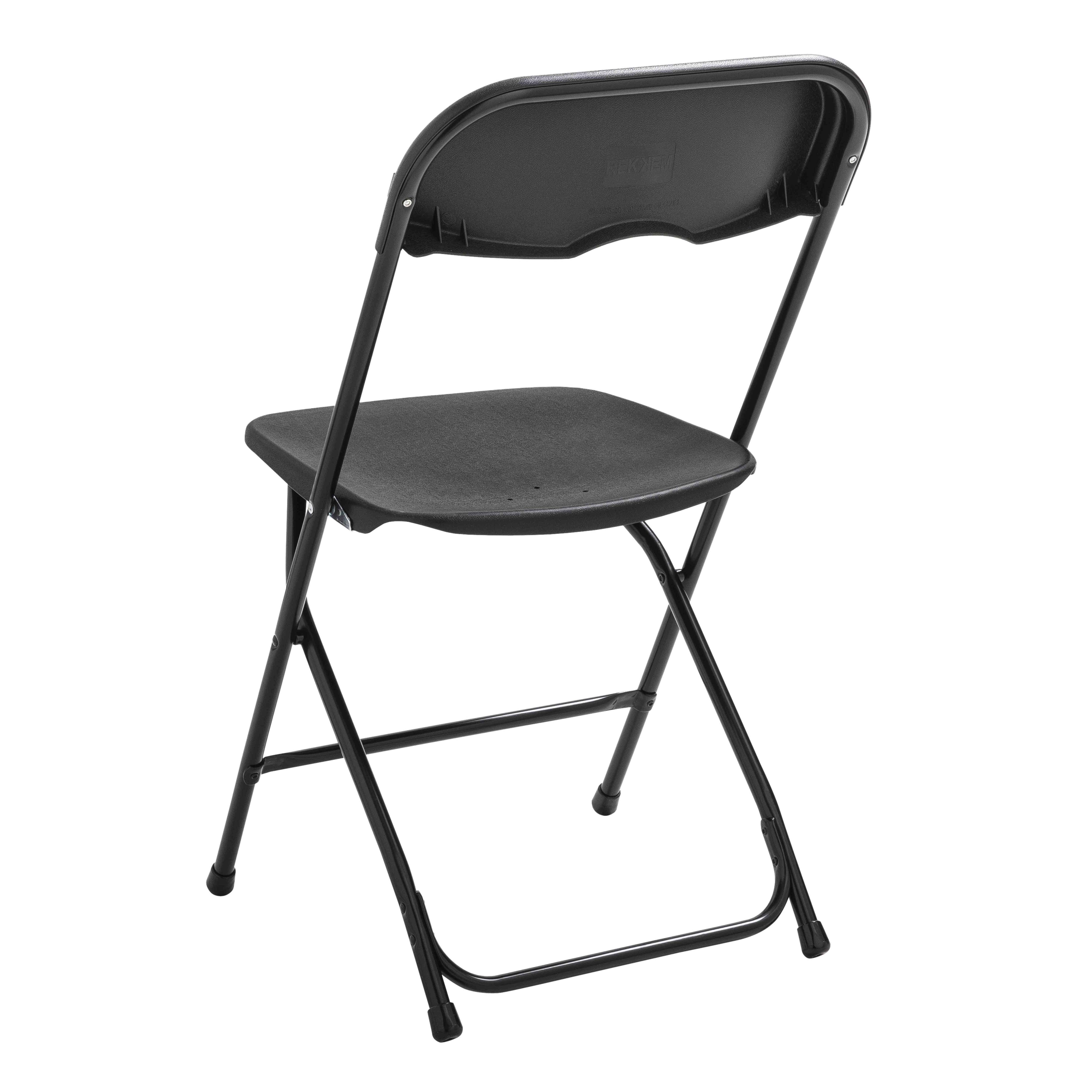 Oviala - Lot de 8 chaises pliante noire REKKEM - Oviala - Image 3