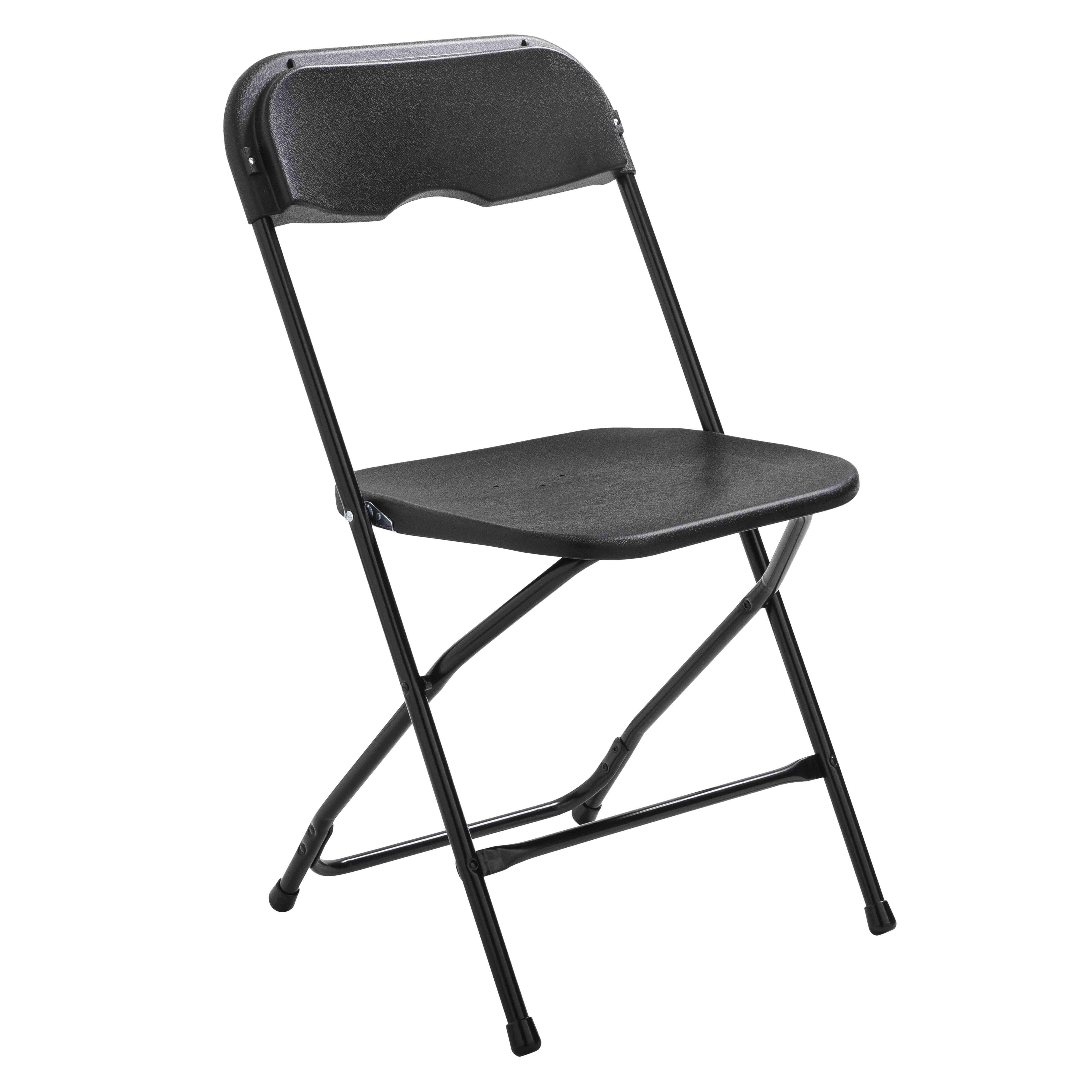 Oviala - Lot de 8 chaises pliante noire REKKEM - Oviala - Image 2