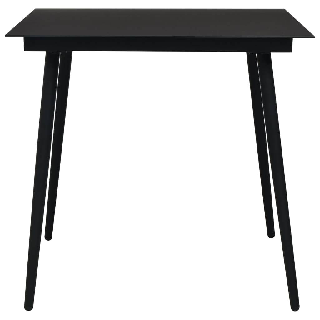 Vidaxl - Ensemble à manger d'extérieur 5pcs Corde en coton et acier Noir vidaXL 48569 - Image 9