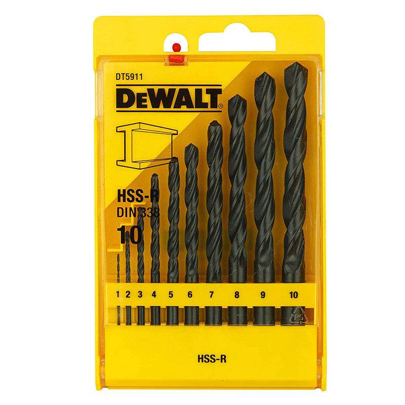 Coffret de 10 forets métal DEWALT DT5911-QZ HSS-R Dewalt