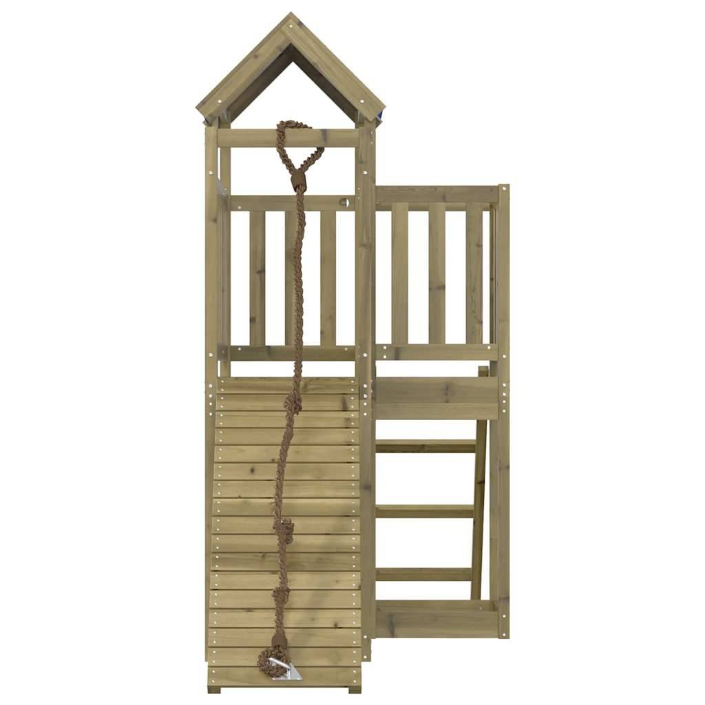 Aire de jeux d'extérieur - Jeu Plein air enfant bois de pin imprégné-JU1666 - Image 3