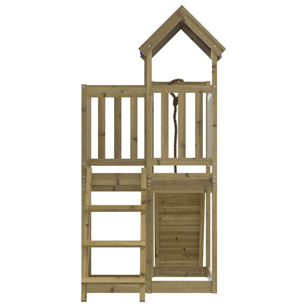 Aire de jeux d'extérieur - Jeu Plein air enfant bois de pin imprégné-JU1666 - Image 7