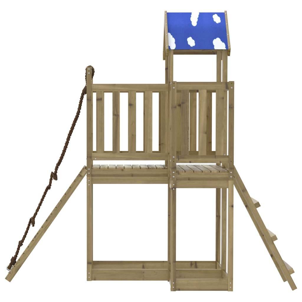 Aire de jeux d'extérieur - Jeu Plein air enfant bois de pin imprégné-JU1666 - Image 5