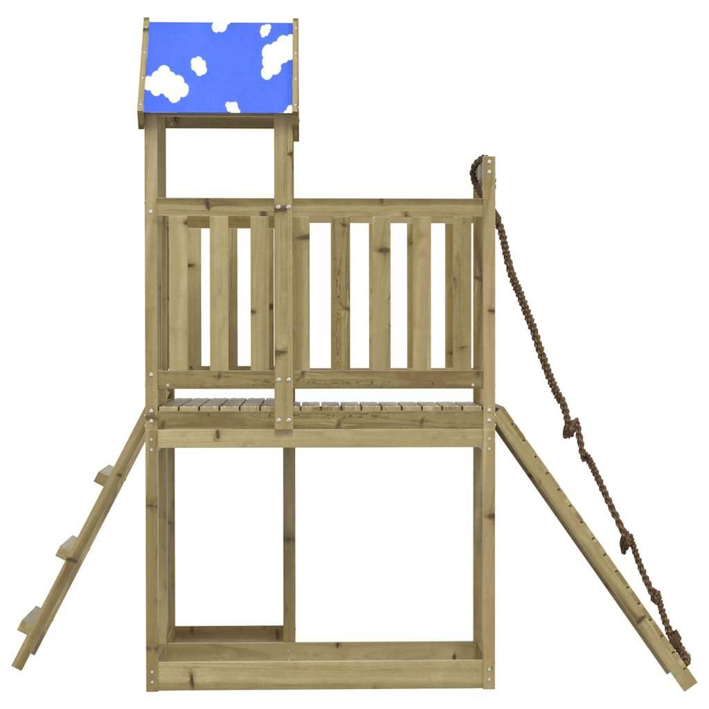 Aire de jeux d'extérieur - Jeu Plein air enfant bois de pin imprégné-JU1666 - Image 6