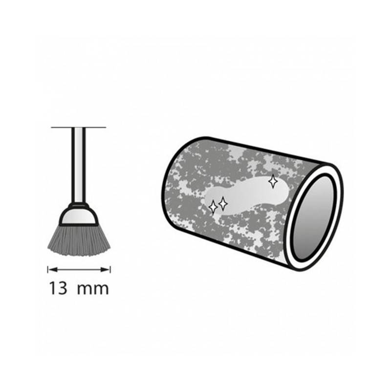 Brosse en acier 13mm DREMEL (x2) - Image 2
