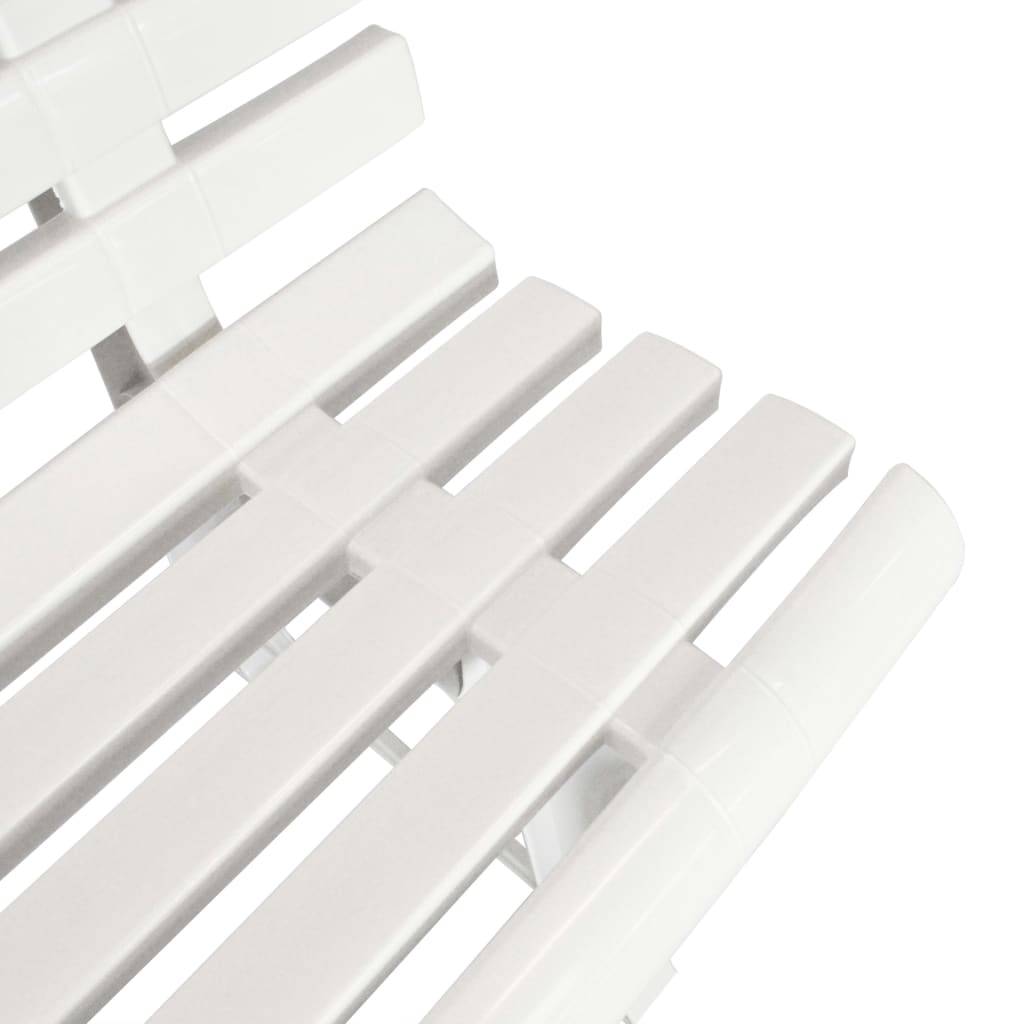 Prolenta Premium - Banc de jardin Blanc 49 X 146 cm - Prolenta Premium - Image 4