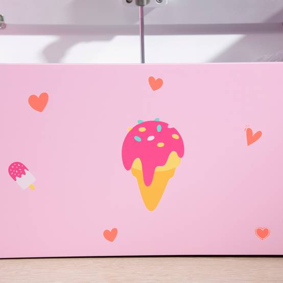 Banc enfant 2 en 1 avec coffre de rangement intégré, pour enfants de plus de 18 mois, charge maximale 50 kg, 60 x 30 x 50 cm, rose - Image 10