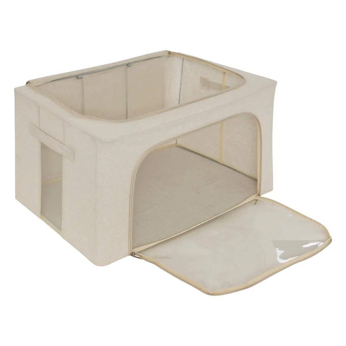 Housse de Rangement Double Ouverture "Dressy" 60cm Beige - Image 3
