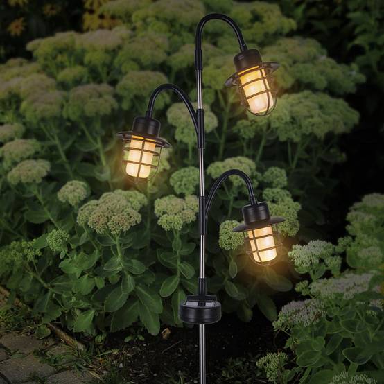 Lumisky - Lampe extérieure nomade BERRY SPIKE Noir Plastique H74CM - Image 4