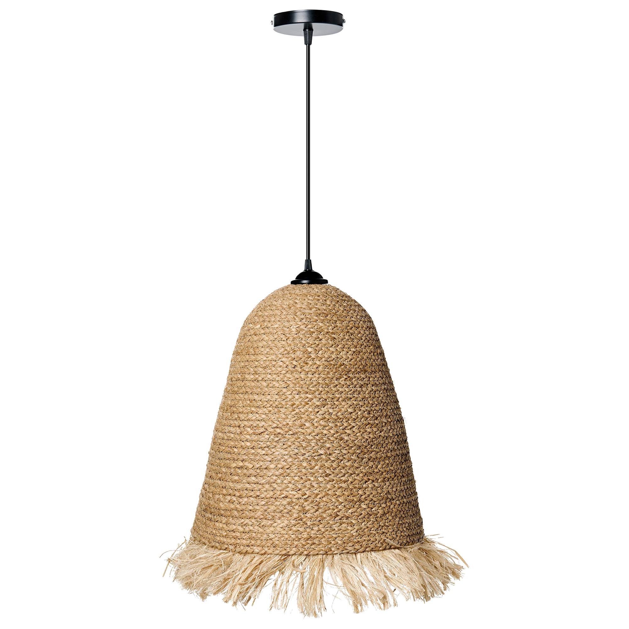 Beliani - Lampe suspension Fibre de jacinthe d'eau Naturel ARYS - Beliani - Image 4