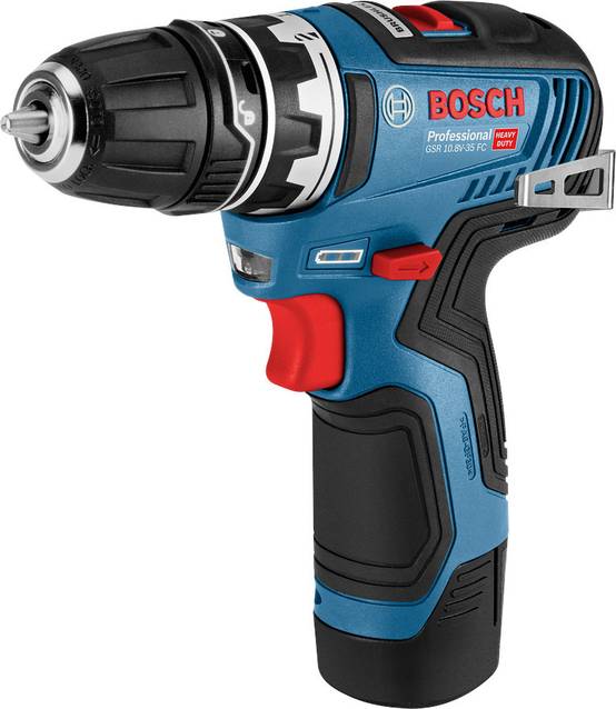 Bosch - Perceuse-Visseuse 12V 3Ah GSR 12V-35 FC L-BOXX + accessoires | 06019H3008 - Bosch - Image 2