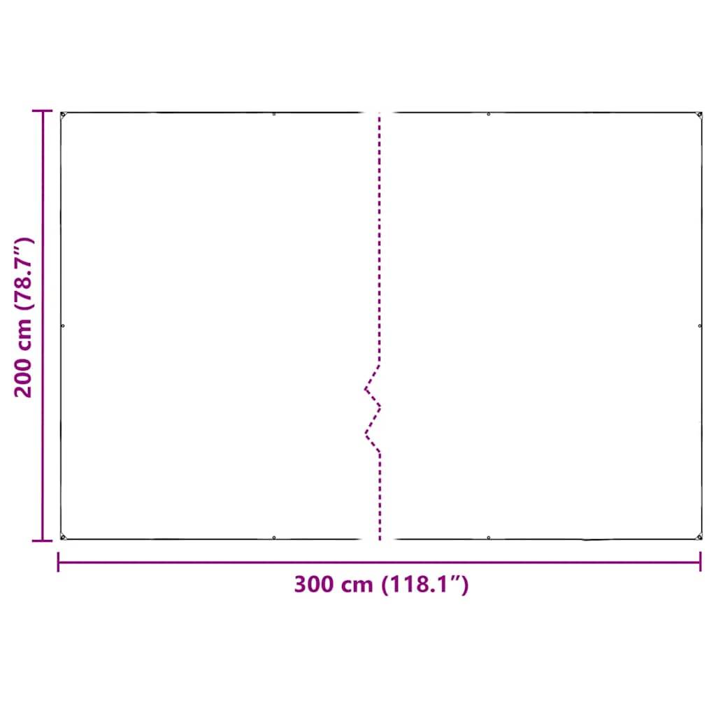 Vidaxl - Couverture végétale avec œillets 2x3 m PVC vidaXL 3308716 - Image 3
