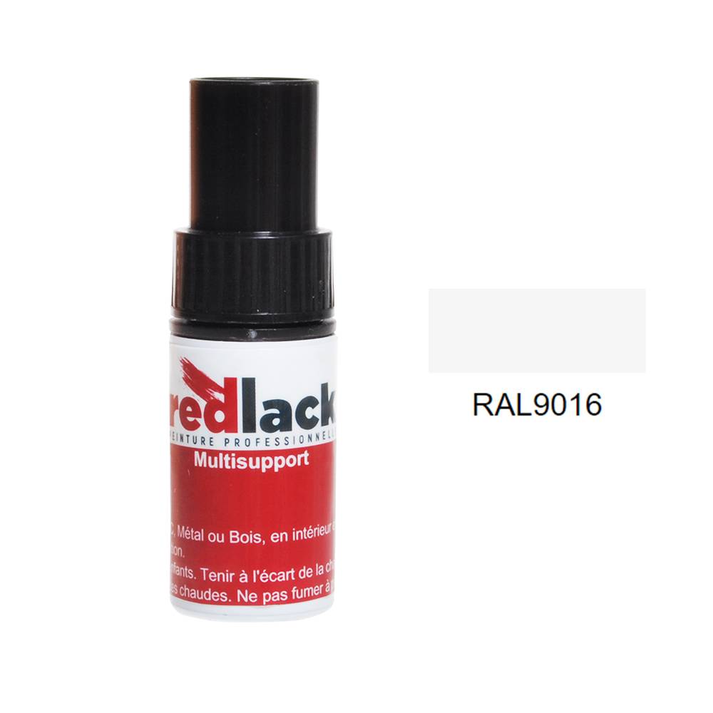 Peinture flacon retouche Blanc signalisation RAL 9016 Satiné ...