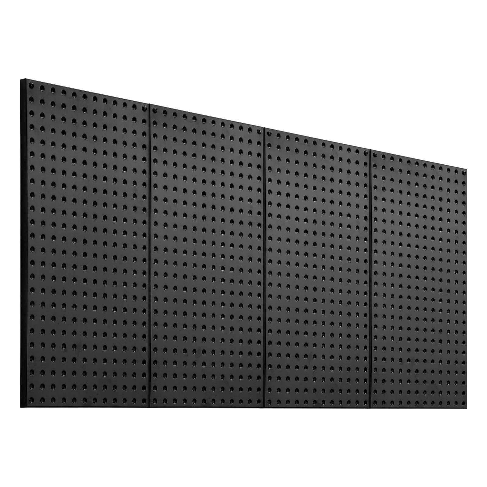 VEVOR Panneau perforé mural 609.6x304.8mm, métal, 4 panneaux, noir. - Image 9