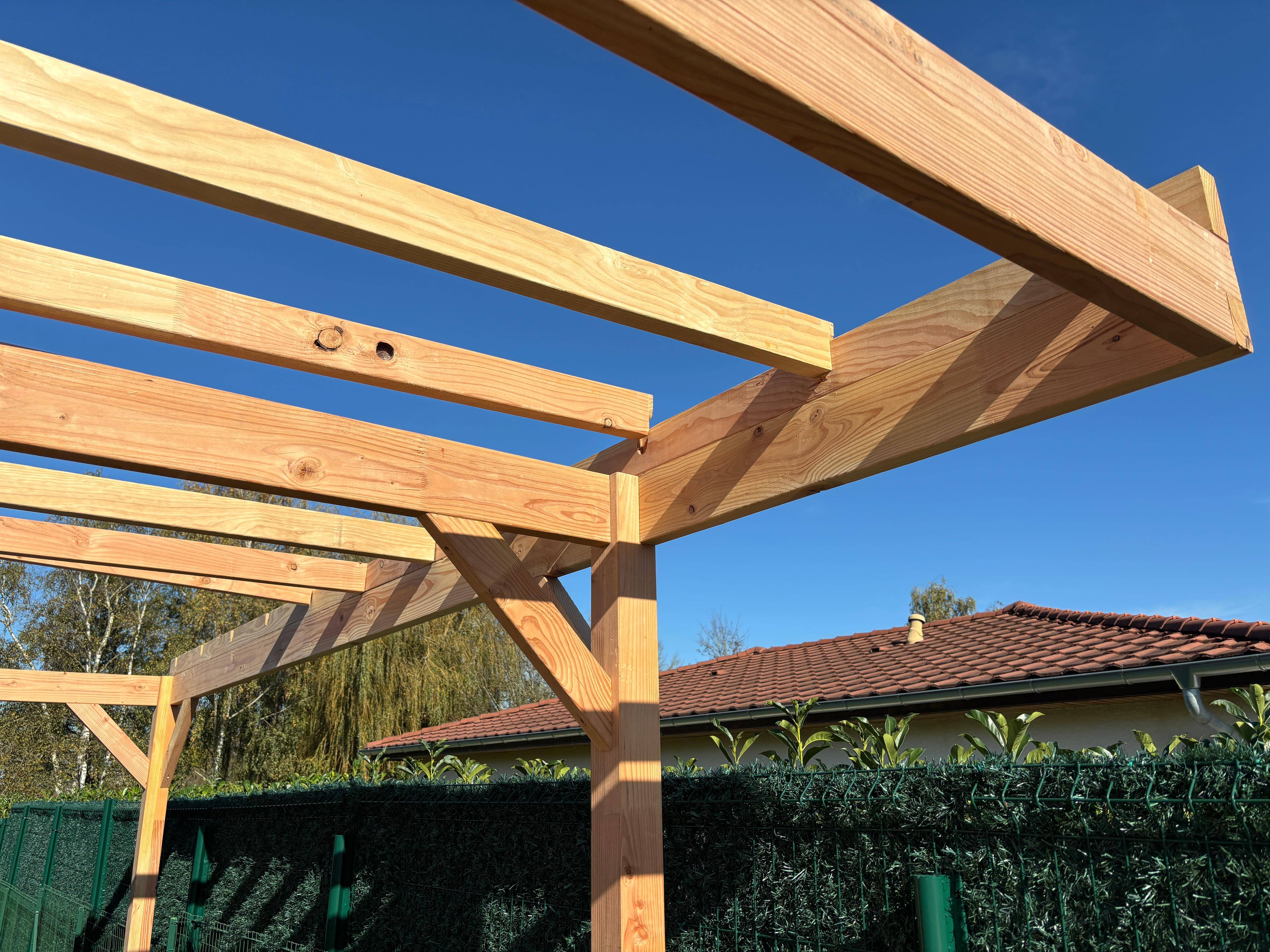Green Outside - CARPORT BOIS 26,20m² EAZY-LODGE Carprotect TWO douglas 2pl. - Image 3