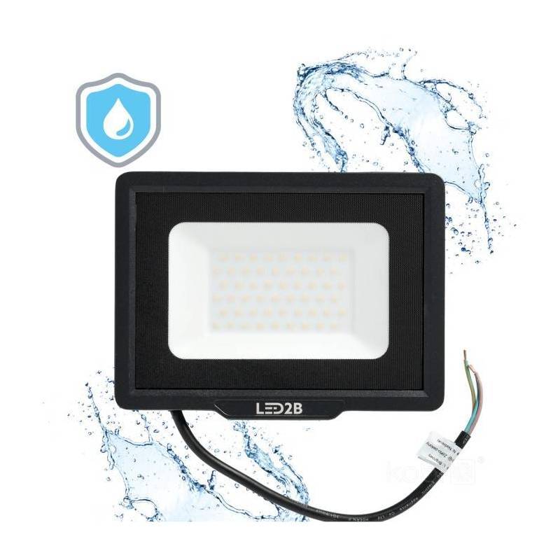 Projecteur LED MH 50W noir 4000K IP65 blanc naturel - Image 3
