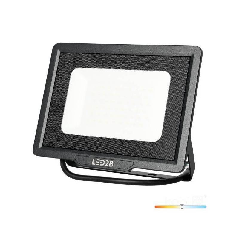 Projecteur LED MH 50W noir 4000K IP65 blanc naturel - Image 1