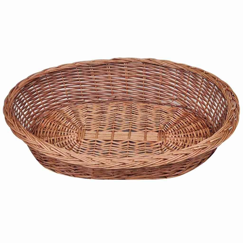 Panier pour animaux saule naturel 90 x 65 x 20 cm - PANGIVO - Image 2