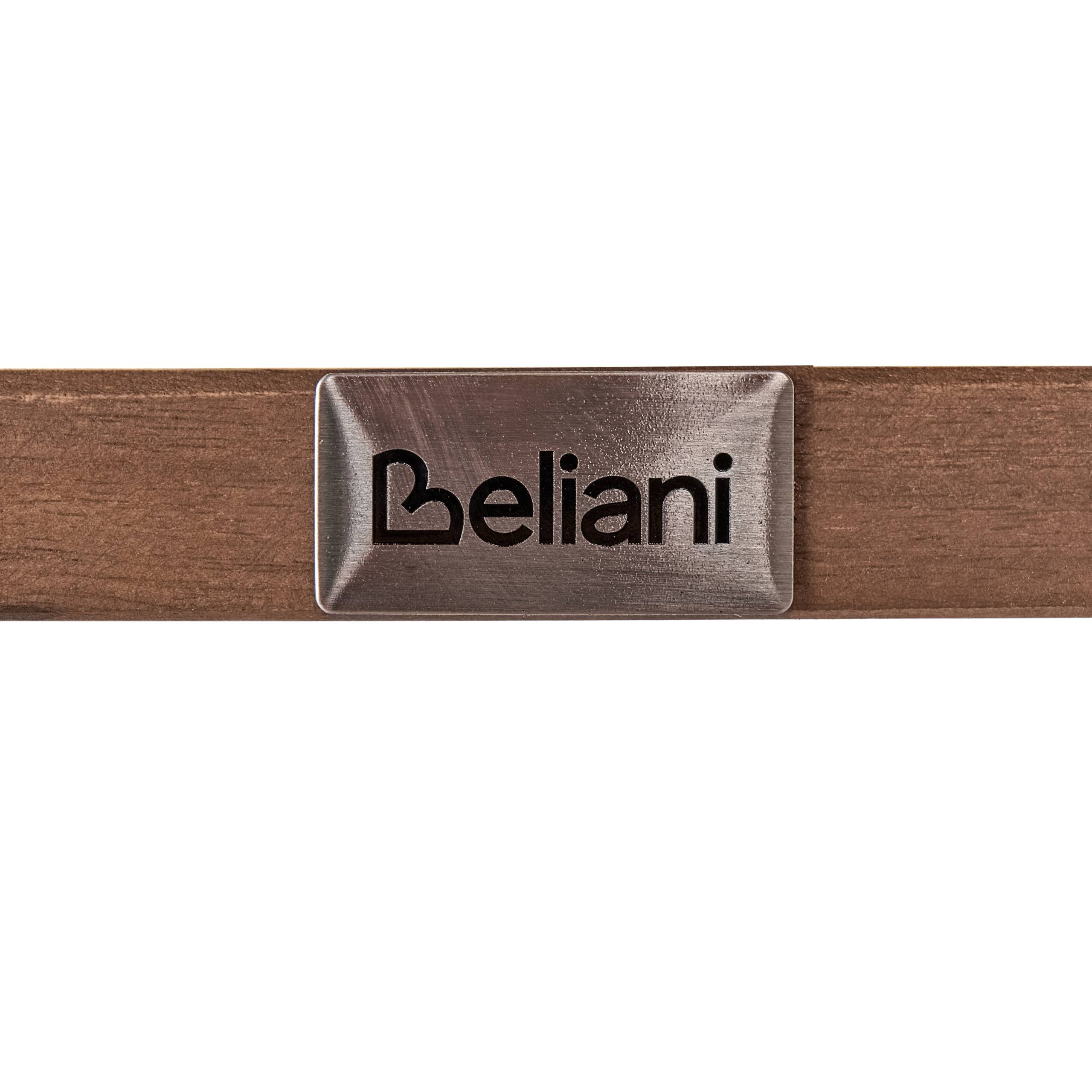 Beliani - Chaise de jardin Acacia Marron MILZANO - 54x52x117- Beliani - Image 9