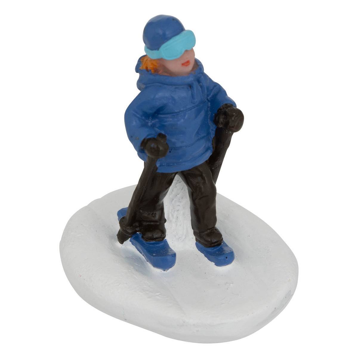 Fééric Lights & Christmas - Lot de 6 santons pour village sport d'hiver - Feeric Lights & Christmas - Image 5