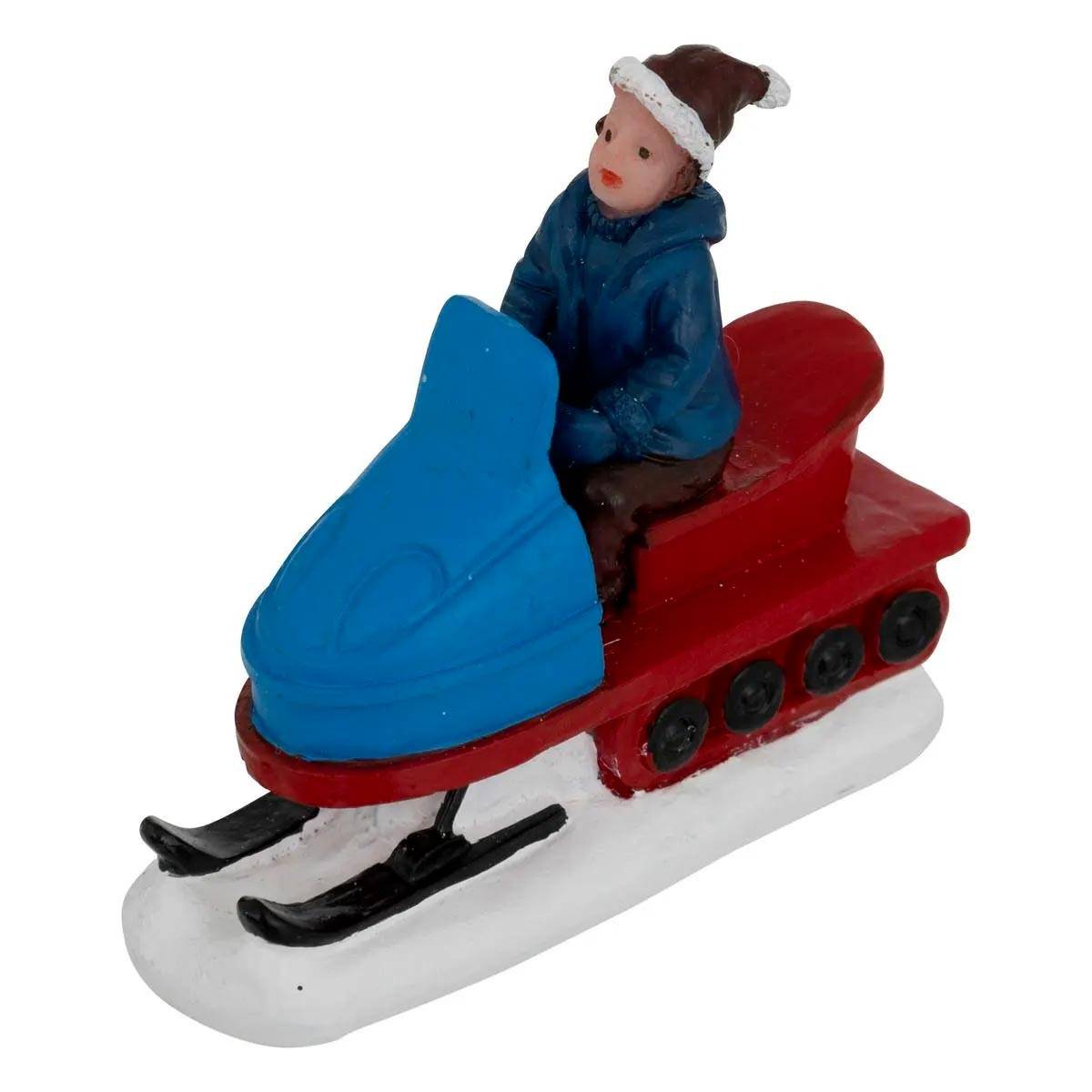 Fééric Lights & Christmas - Lot de 6 santons pour village sport d'hiver - Feeric Lights & Christmas - Image 6