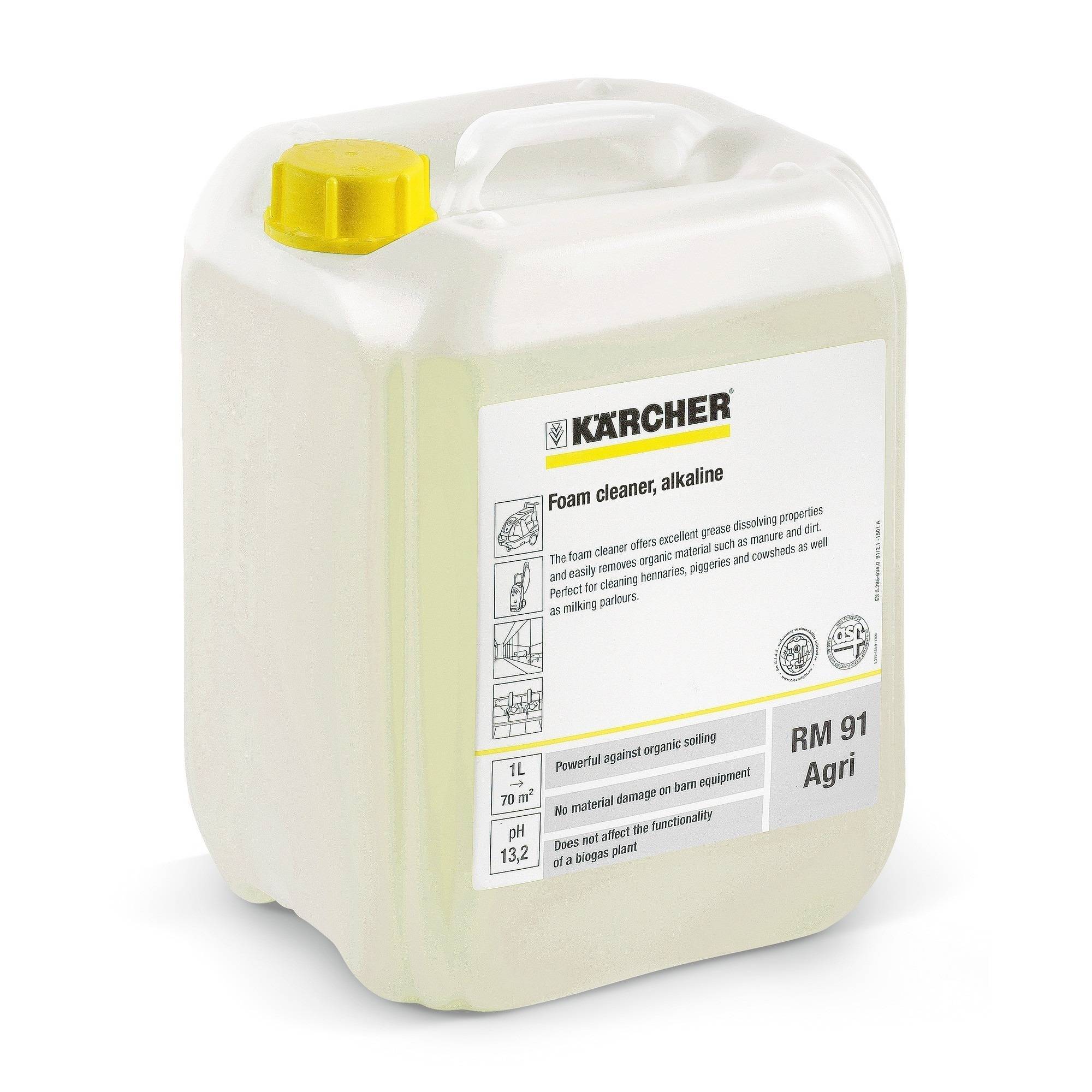 Kärcher - Mousse de nettoyage alcaline RM 91 AGRI 10 litres - 62956540 - Karcher