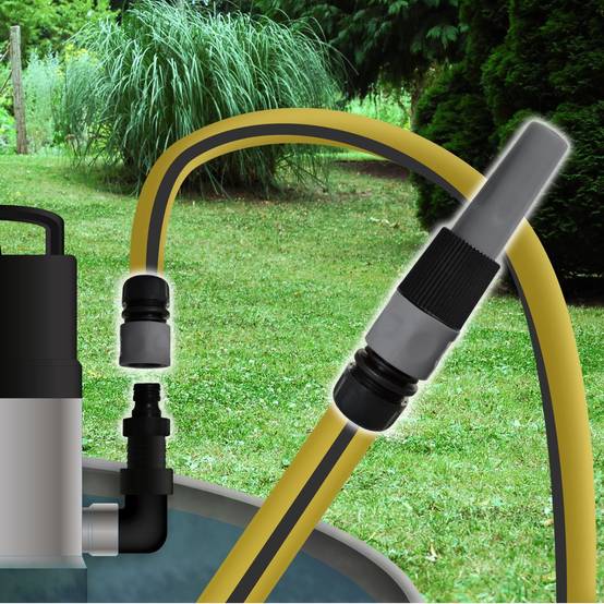 Jardibric - Kit lance d'arrosage avec raccords 19 mm et nez de robinet 26x34 - Image 2