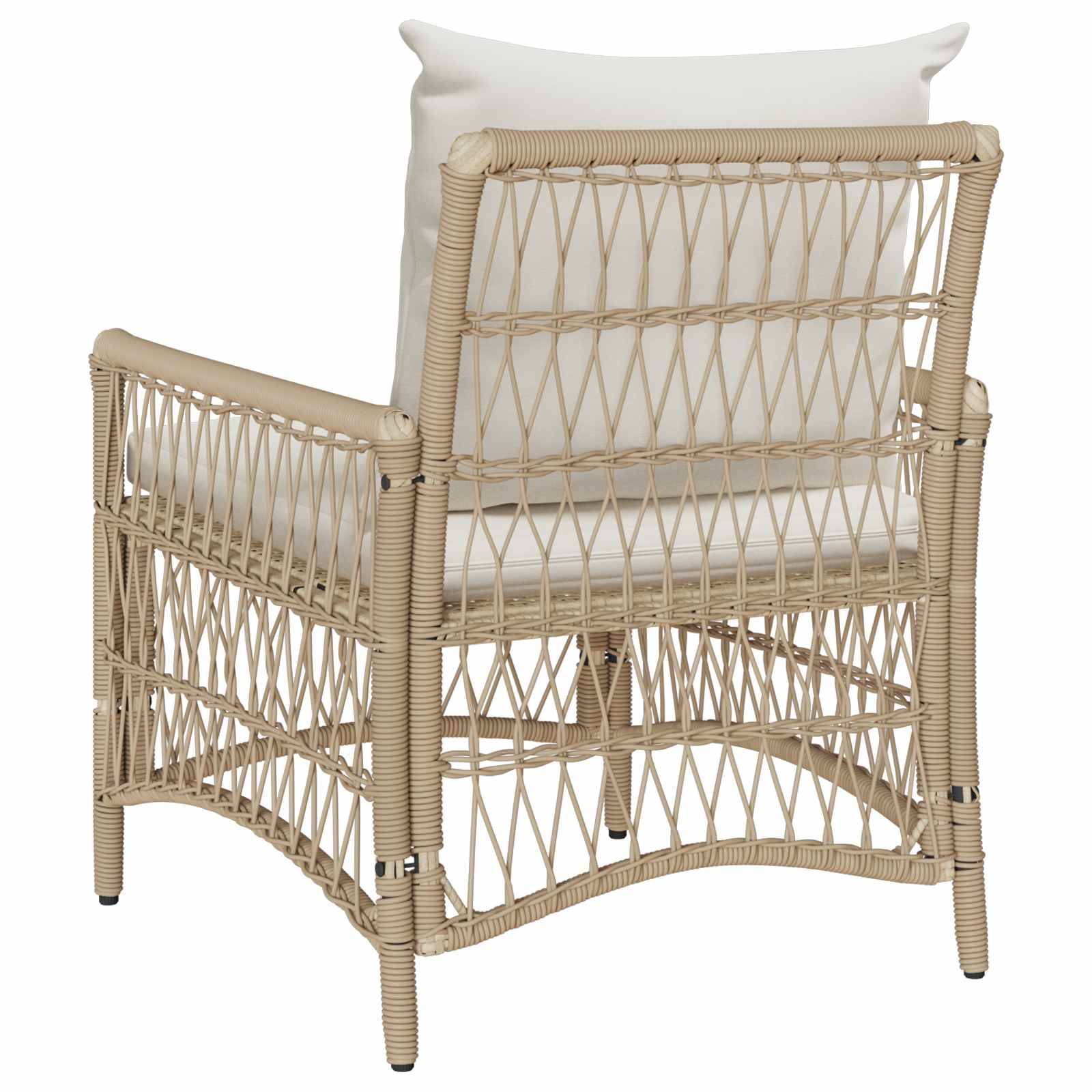 Prolenta Premium - Chaises de jardin acier beige  61 x 73 x 77 cm  - Prolenta premium p381.4 - Image 4