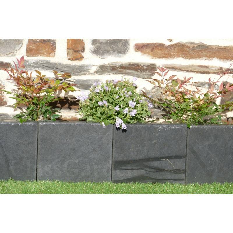 Bordure Ardoise Patinée 15 cm - Pack 140 pièces - 21 mètres - Image 5