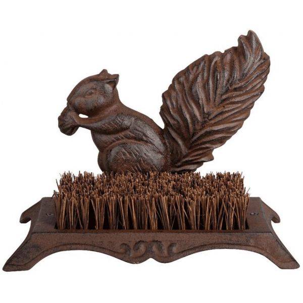 Esschert Design - Brosse nettoyage chaussure en fonte et fibre de coco Ecureuil Best For Boots - Image 3