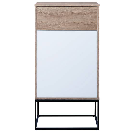 Beliani - Commode Panneau de particules de bois Marron clair ACRA - 52x41x106- Beliani - Image 7