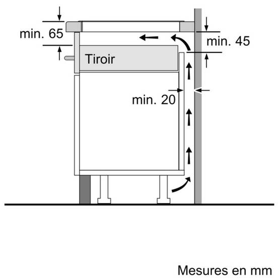 Bosch - Table de cuisson à induction 60cm 3 feux noir PUJ611BB5E Bosch - Image 4