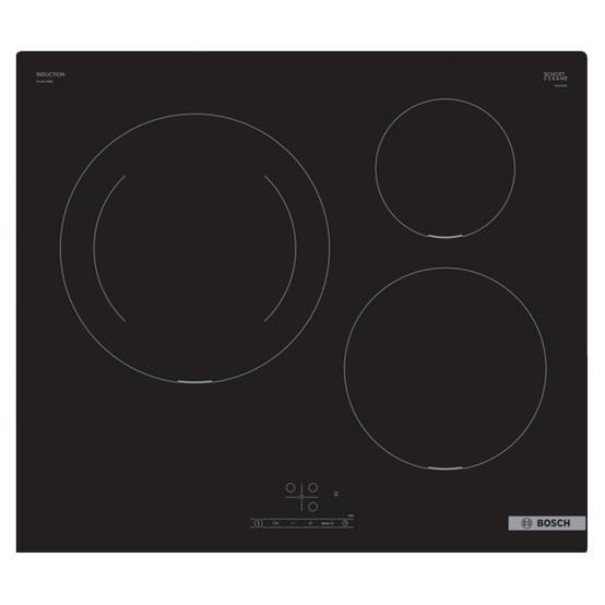 Bosch - Table de cuisson à induction 60cm 3 feux noir PUJ611BB5E Bosch - Image 1