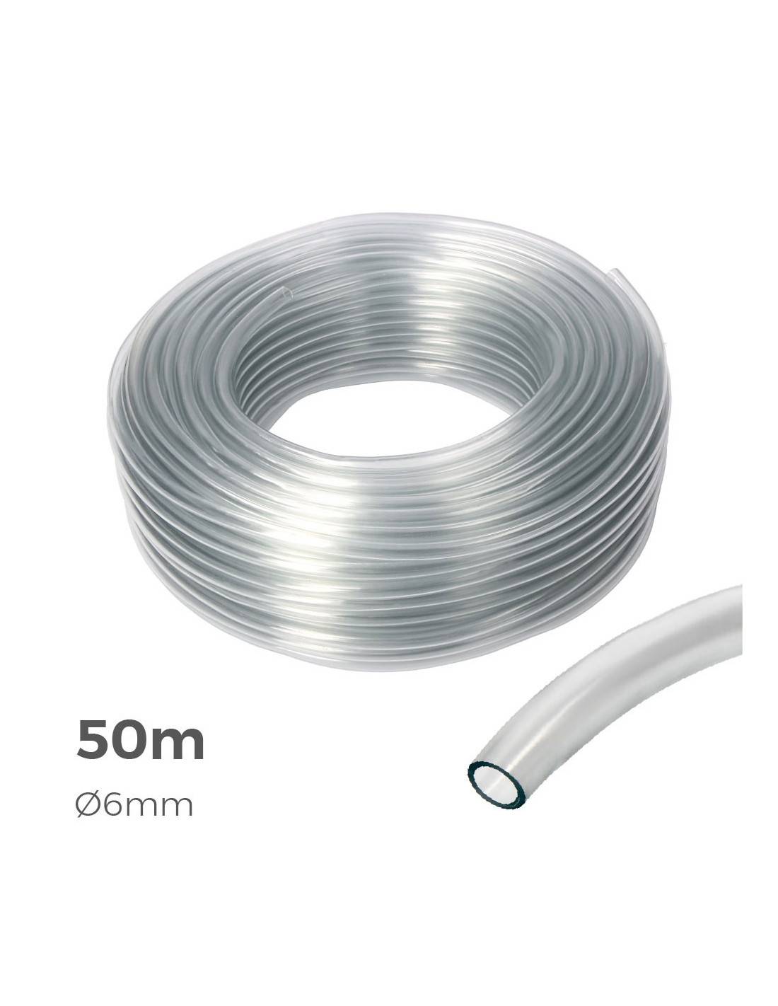Tuyau Transparent 6x8mm 50m Flexibilité Et Visibilité Du Fluide - Edm - Image 2